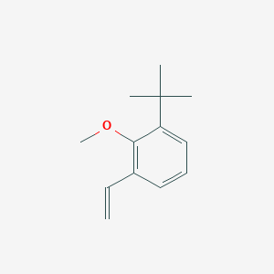 molecular formula C13H18O B8182712 1-(tert-Butyl)-2-methoxy-3-vinylbenzene 