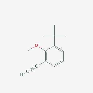 molecular formula C13H16O B8182718 1-(tert-Butyl)-3-ethynyl-2-methoxybenzene 