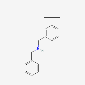 molecular formula C18H23N B8182752 N-Benzyl-1-(3-(tert-butyl)phenyl)methanamine 