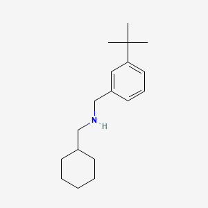 molecular formula C18H29N B8182753 N-(3-(tert-Butyl)benzyl)-1-cyclohexylmethanamine 