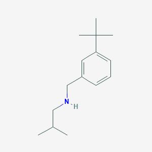 molecular formula C15H25N B8182757 N-(3-(tert-Butyl)benzyl)-2-methylpropan-1-amine 