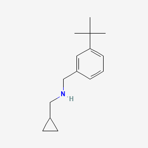 molecular formula C15H23N B8182765 N-(3-(tert-Butyl)benzyl)-1-cyclopropylmethanamine 