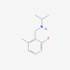 molecular formula C11H16FN B8182789 N-(2-Fluoro-6-methylbenzyl)propan-2-amine 