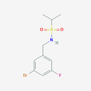N-(3-Bromo-5-fluorobenzyl)propane-2-sulfonamide