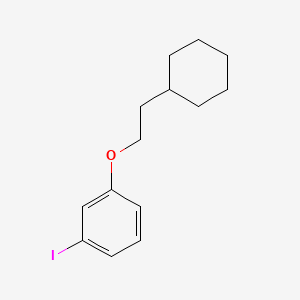 molecular formula C14H19IO B8182956 1-(2-Cyclohexylethoxy)-3-iodobenzene 