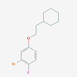 2-Bromo-4-(2-cyclohexylethoxy)-1-fluorobenzene