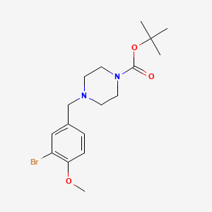 tert-Butyl 4-(3-bromo-4-methoxybenzyl)piperazine-1-carboxylate
