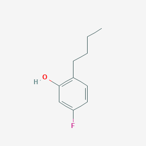 molecular formula C10H13FO B8183260 2-Butyl-5-fluorophenol 