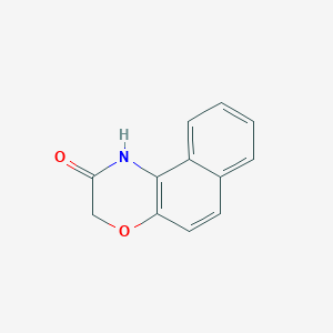 B081833 1h-Naphth[2,1-b][1,4]oxazin-2(3h)-one CAS No. 14847-35-9