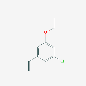 molecular formula C10H11ClO B8183316 1-Chloro-3-ethoxy-5-vinylbenzene 