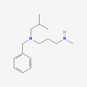molecular formula C15H26N2 B8183363 N1-benzyl-N1-isobutyl-N3-methylpropane-1,3-diamine 