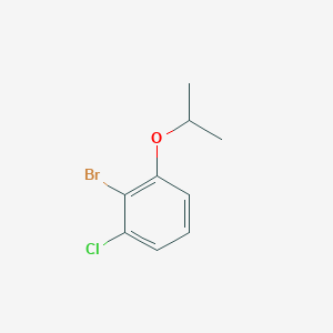 molecular formula C9H10BrClO B8183547 2-Bromo-1-chloro-3-isopropoxybenzene 