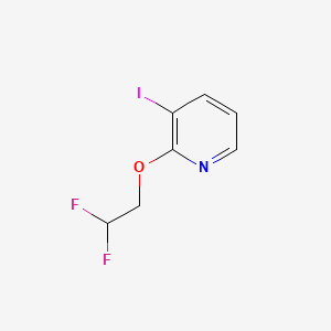 molecular formula C7H6F2INO B8183583 2-(2,2-Difluoroethoxy)-3-iodopyridine 