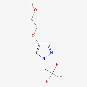 2-((1-(2,2,2-Trifluoroethyl)-1H-pyrazol-4-yl)oxy)ethanol