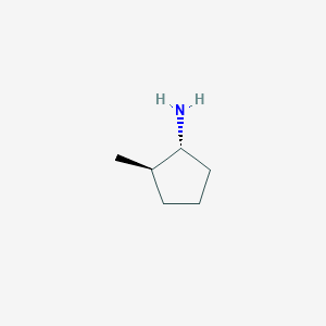 molecular formula C6H13N B8183672 trans-2-Methyl-cyclopentylamine 