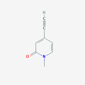 molecular formula C8H7NO B8183699 4-Ethynyl-1-methyl-1,2-dihydropyridin-2-one 