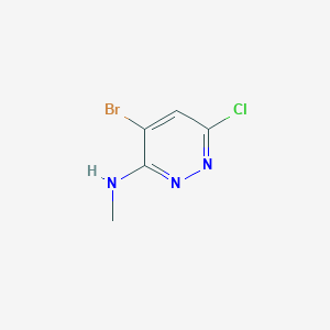 4-Bromo-6-chloro-N-methylpyridazin-3-amine