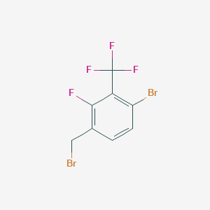 1-Bromo-4-(bromomethyl)-3-fluoro-2-(trifluoromethyl)benzene