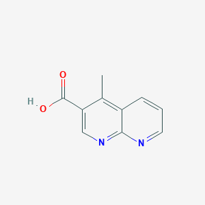 molecular formula C10H8N2O2 B8183977 4-Methyl-1,8-naphthyridine-3-carboxylic acid 