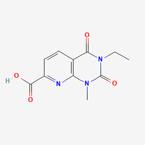 molecular formula C11H11N3O4 B8183994 3-Ethyl-1-methyl-2,4-dioxopyrido[2,3-d]pyrimidine-7-carboxylic acid 