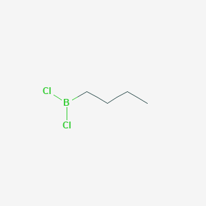 molecular formula C4H9BCl2 B081840 丁基二氯硼烷 CAS No. 14090-22-3