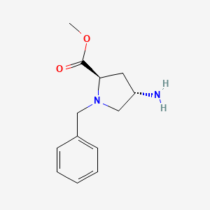 Methyl (2R,4S)-4-amino-1-benzylpyrrolidine-2-carboxylate