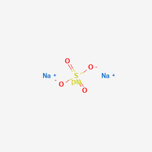 molecular formula Na2O4S B081841 硫酸钠 S-35 CAS No. 14262-80-7