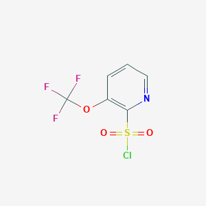 molecular formula C6H3ClF3NO3S B8184104 3-(Trifluoromethoxy)pyridine-2-sulfonyl chloride 