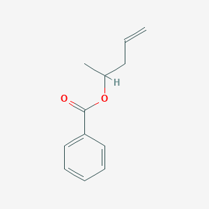 molecular formula C12H14O2 B8184117 4-Penten-2-ol, benzoate 