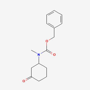 molecular formula C15H19NO3 B8184131 benzyl N-methyl-N-(3-oxocyclohexyl)carbamate 