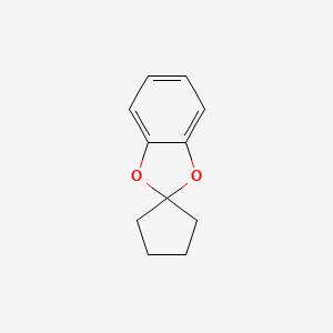 molecular formula C11H12O2 B8184133 Spiro[1,3-benzodioxole-2,1'-cyclopentane] CAS No. 183-32-4