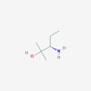 molecular formula C6H15NO B8184149 (3S)-3-amino-2-methyl-pentan-2-ol 