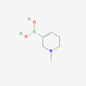 molecular formula C6H12BNO2 B8184170 [1-Methyl-1,2,5,6-tetrahydropyridine-3-yl]boronic acid 