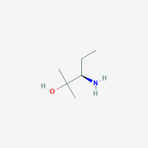 molecular formula C6H15NO B8184226 (R)-3-amino-2-methyl-pentan-2-ol 