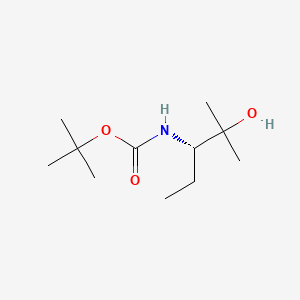 tert-butyl N-[(3S)-2-hydroxy-2-methylpentan-3-yl]carbamate