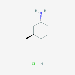 molecular formula C7H16ClN B8184253 (1R,3R)-3-Methylcyclohexanamine hydrochloride 