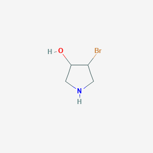 molecular formula C4H8BrNO B8184266 4-Bromopyrrolidin-3-ol 