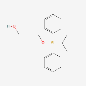 molecular formula C21H30O2Si B8184352 3-((tert-Butyldiphenylsilyl)oxy)-2,2-dimethylpropan-1-ol 