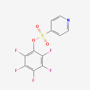 molecular formula C11H4F5NO3S B8184379 (2,3,4,5,6-Pentafluorophenyl) pyridine-4-sulfonate 