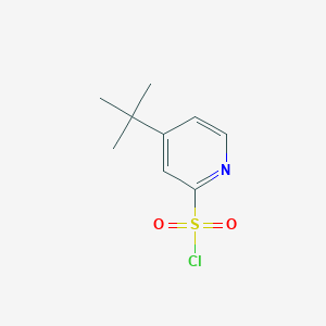 molecular formula C9H12ClNO2S B8184393 4-(Tert-butyl)pyridine-2-sulfonyl chloride 