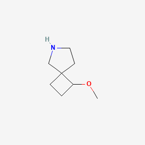 molecular formula C8H15NO B8184422 3-Methoxy-6-azaspiro[3.4]octane 