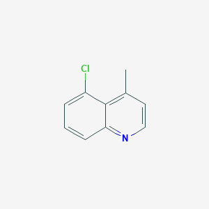 molecular formula C10H8ClN B8184461 5-Chloro-4-methylquinoline 