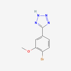 molecular formula C8H7BrN4O B8184486 5-(4-bromo-3-methoxyphenyl)-2H-tetrazole 