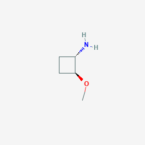 molecular formula C5H11NO B8184590 (1S, 2S)-2-Methoxy-cyclobutylamine 