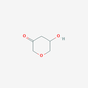 molecular formula C5H8O3 B8184609 5-Hydroxydihydro-2H-pyran-3(4H)-one 