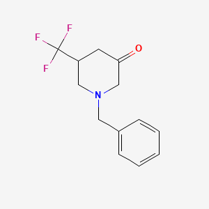 1-Benzyl-5-(trifluoromethyl)piperidin-3-one