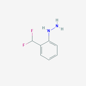 [2-(Difluoromethyl)phenyl]hydrazine