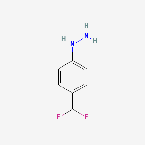 [4-(Difluoromethyl)phenyl]hydrazine