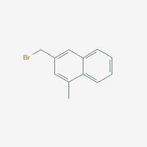 molecular formula C12H11Br B8184717 2-(Bromomethyl)-4-methylnaphthalene CAS No. 64977-28-2