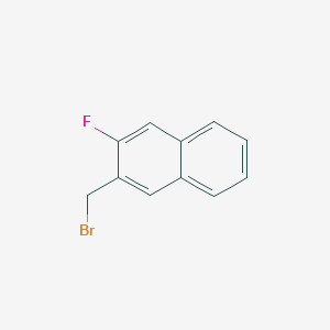 molecular formula C11H8BrF B8184723 2-(Bromomethyl)-3-fluoronaphthalene CAS No. 34236-53-8